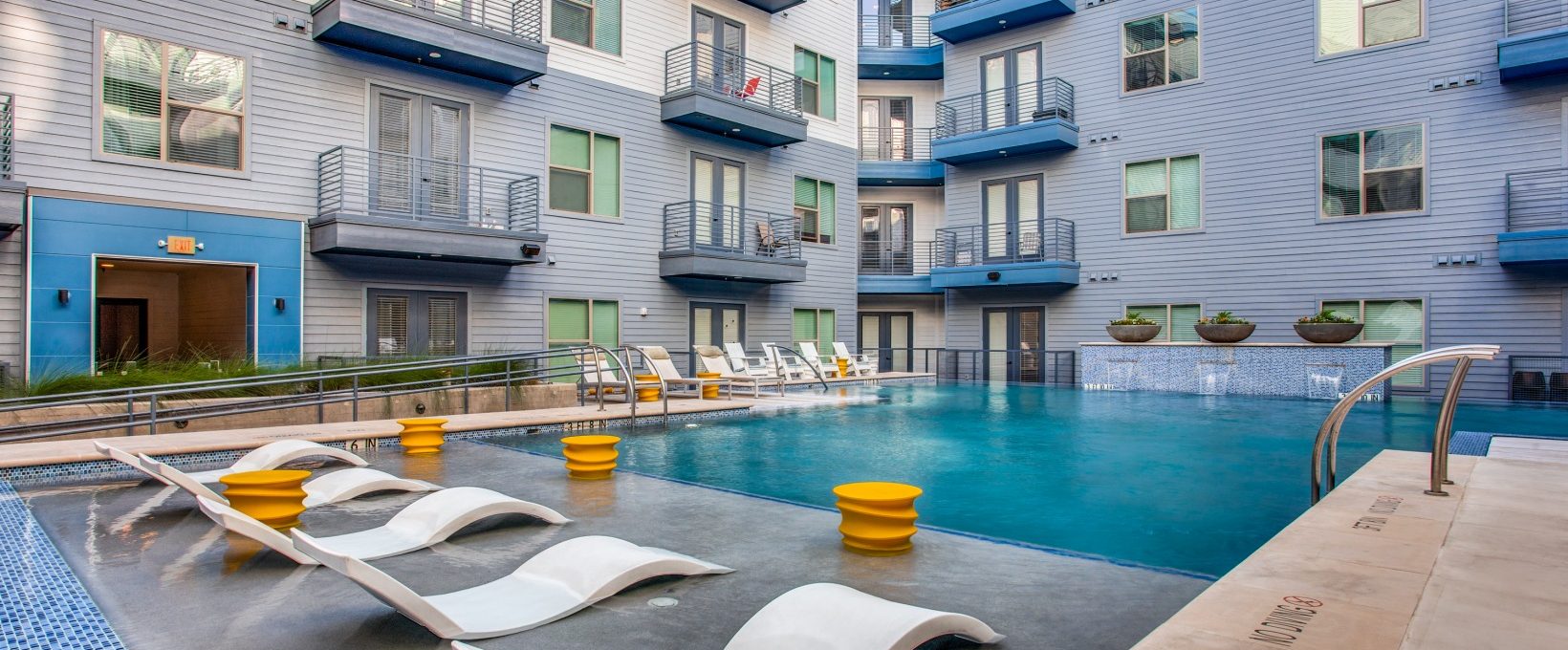 the pool at The Ramble and Rose